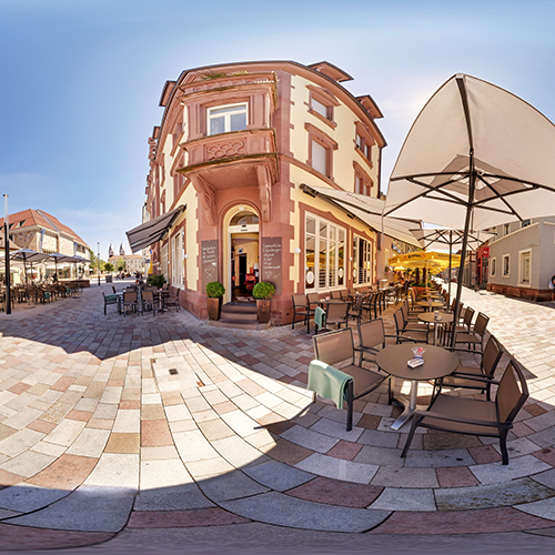 360-Grad-Rundgang durch das Café Palazzo