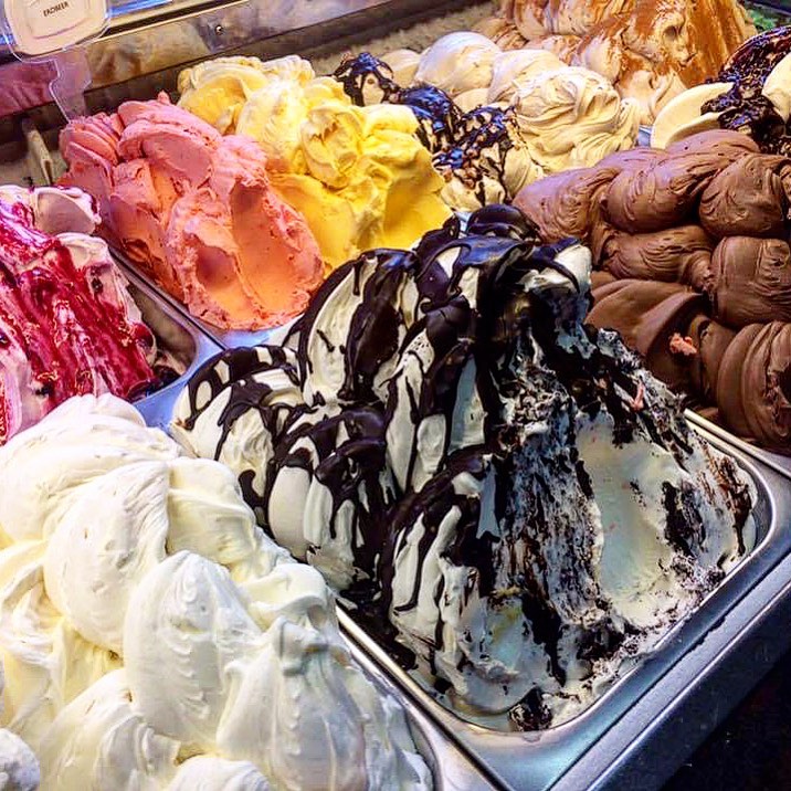 Eiskreation aus dem Café Palazzo