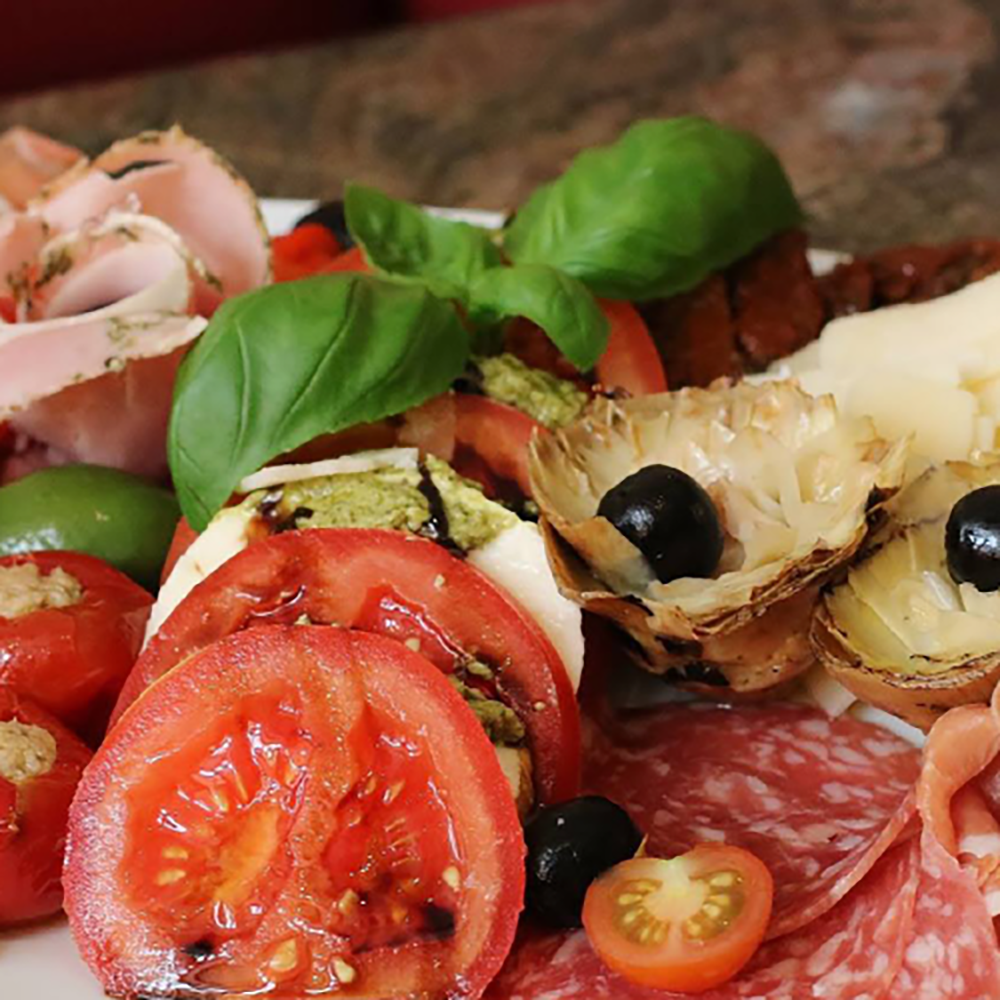Frischer Snack mit Salat